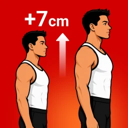أيقونة زيادة الطول: كن أطول